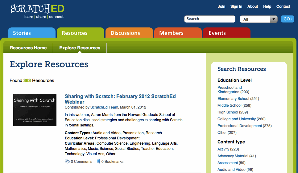 ScratchEdExploreResources